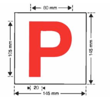 P Plate image