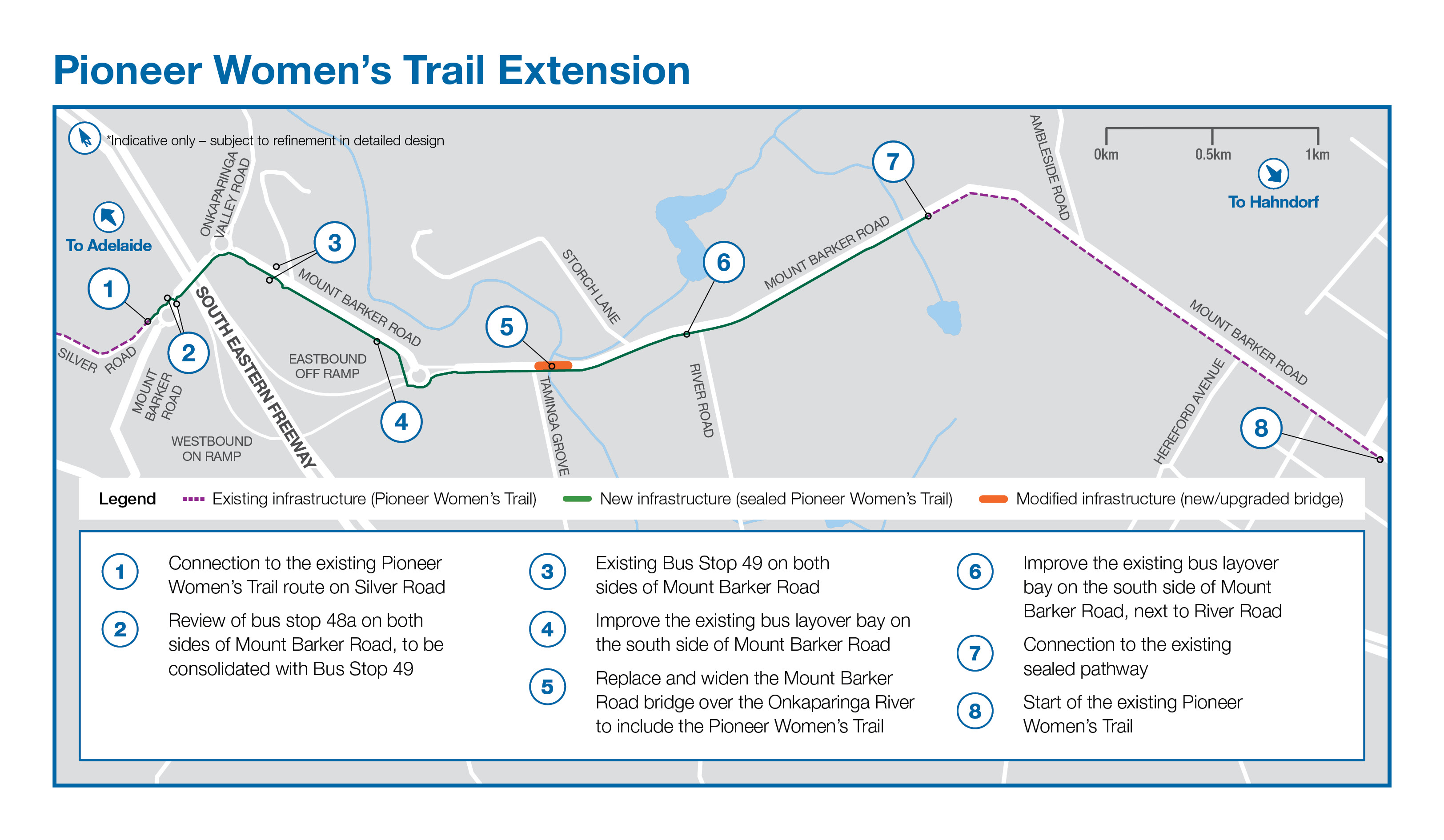 Pioneer women's trail extension image