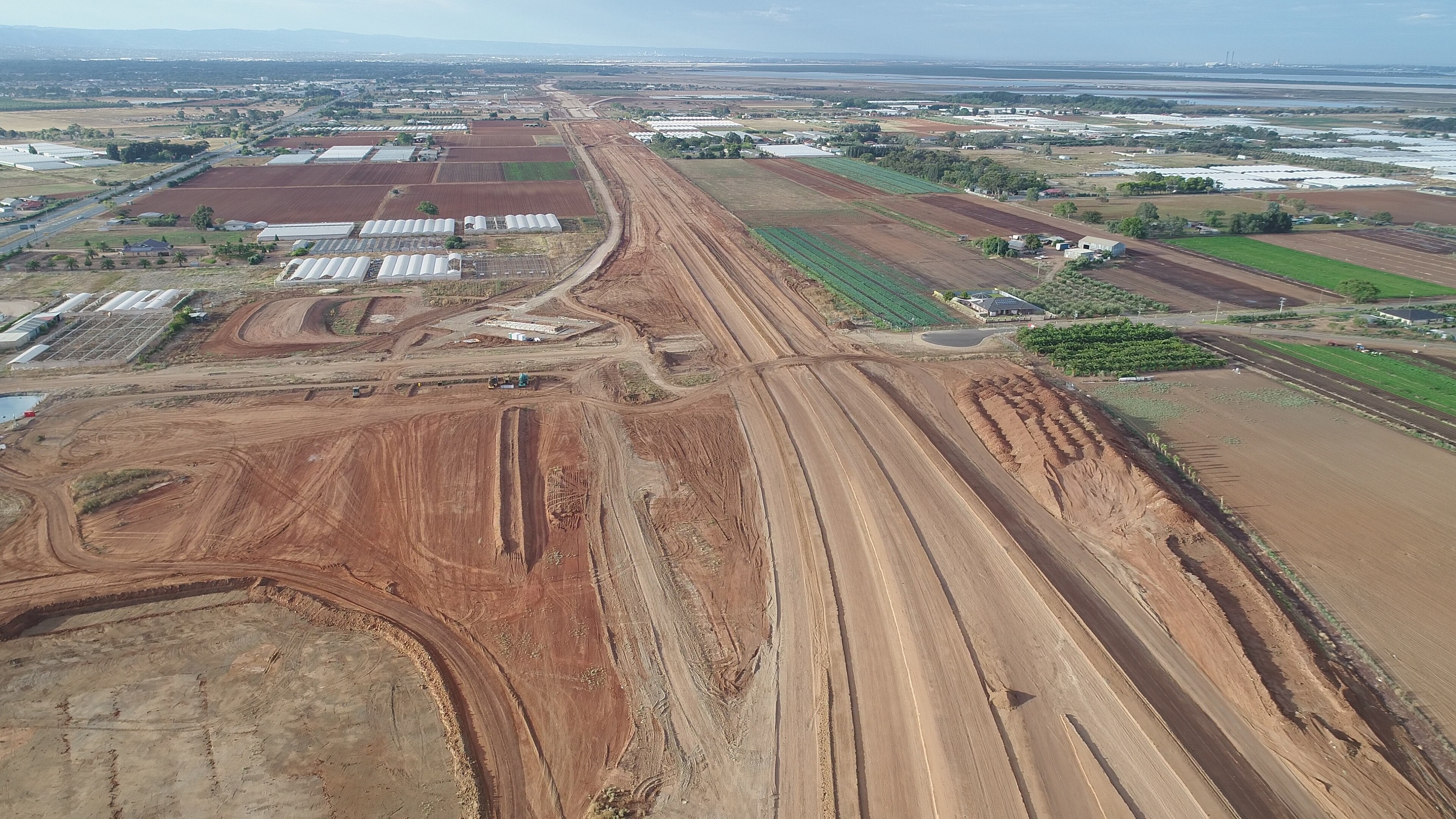 Asphalt paving for the Northern Expressway off ramp