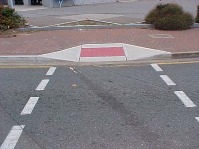 Standard kerb ramp