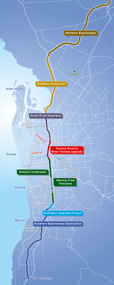 North South Corridor Map