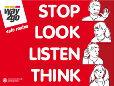Stop Look Listen Think Sign
