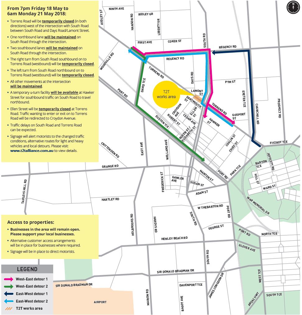 T2T detour map